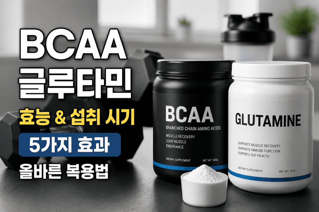 bcaa 글루타민 효능 섭취 시기 5가지 효과와 올바른 복용