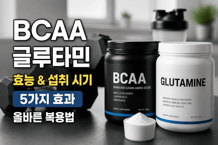 bcaa 글루타민 효능 섭취 시기 5가지 효과와 올바른 복용