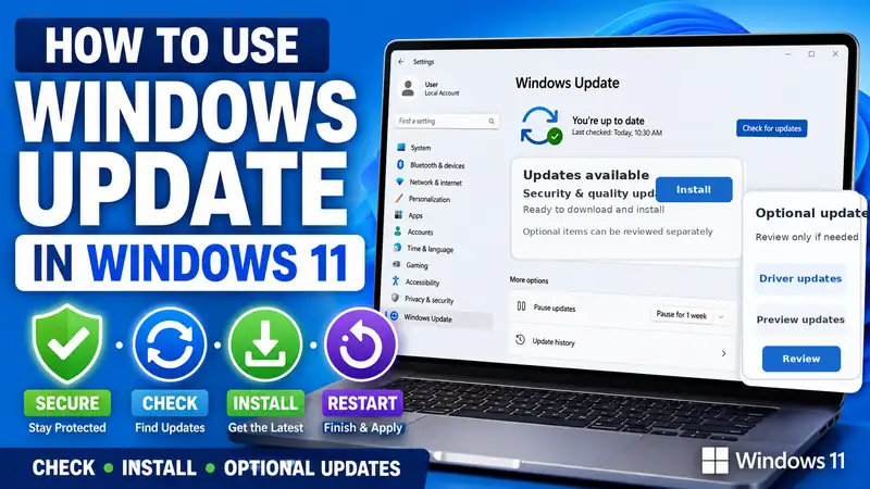 How to clear Windows Update cache safely in Windows 11 using SoftwareDistribution and catroot2
