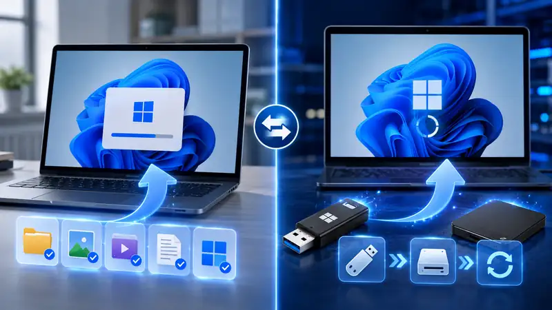 Windows 11 upgrade installation versus USB clean install comparison