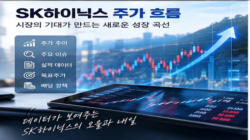 SK하이닉스 주가를 HBM4 실적 목표주가 배당 ADR 순서로 읽는 구조 이미지